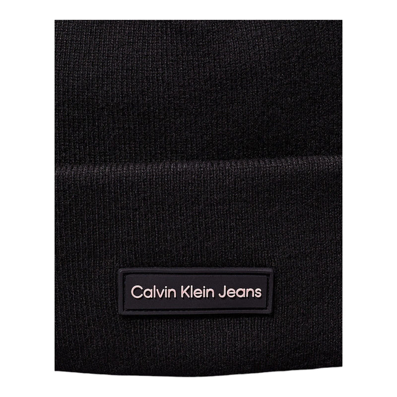 Berretti in maglia Donna Calvin Klein - Inst Patch Beanie - Nero