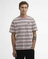 T-shirt Uomo Barbour - Burnwood Stripe T-Shirt - Rosa