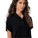 Camicie Donna Surkana - Camicia a maniche corte - Nero