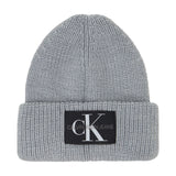 Baschi e berretti Donna Calvin Klein - Monologo Patch Beanie - Grigio