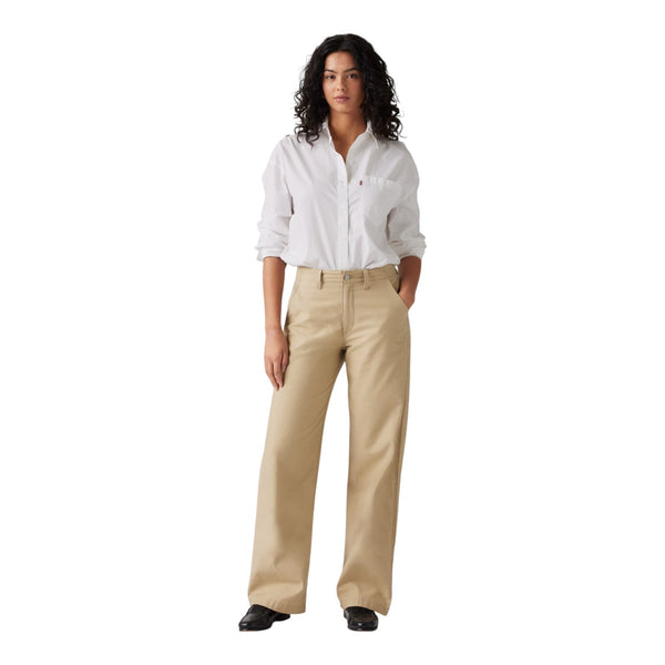 Jeans Donna Levi's - 90S Straight Dark Earth - Bianco