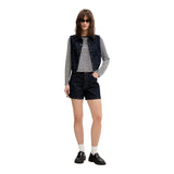 Bermuda Donna Dickies - 984 5 Inch High Waist Jean Shorts W Rinsed - Denim