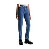 Jeans Donna Calvin Klein - Authentic Slim Straight - Blu