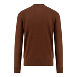 Maglie Uomo Alpha Studio - Girocollo M/L Cotone Crepe Urban Fit - Marrone