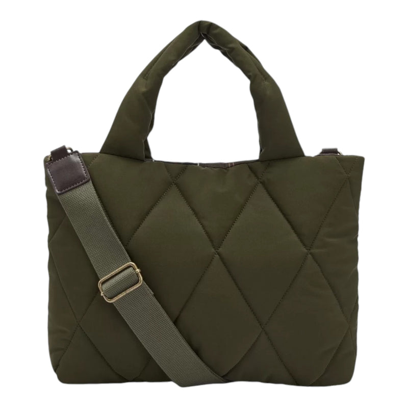 Borse a spalla Donna Barbour - Mariah Mini Quilted Tote Bag - Verde