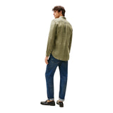 Camicie casual Uomo Tommy Hilfiger - Pigment Dyed Li Solid Rf Shirt - Verde