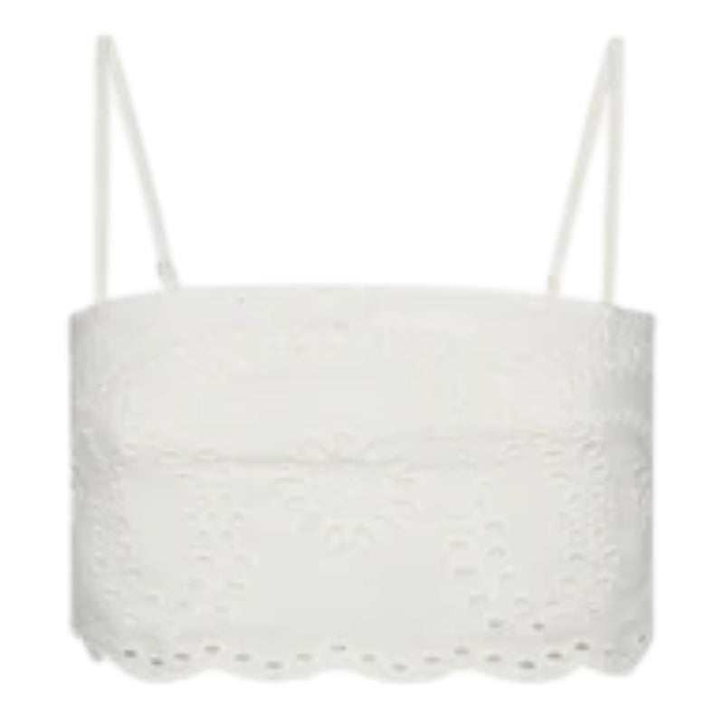 Canotte e top Donna Mc2 Saint Barth - Florida Sangallo Top - Bianco