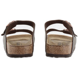 Sandali Unisex Birkenstock - Arizona dark brown, Birko Flor Calz.S - Marrone