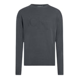 Maglie Uomo Calvin Klein - Ck Intarsia Mix Stitch Sweater - Nero