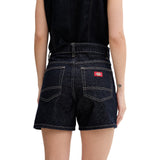 Bermuda Donna Dickies - 984 5 Inch High Waist Jean Shorts W Rinsed - Denim