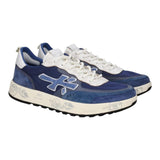Sneaker Uomo Premiata - Nous Traforata Light - Azzurro