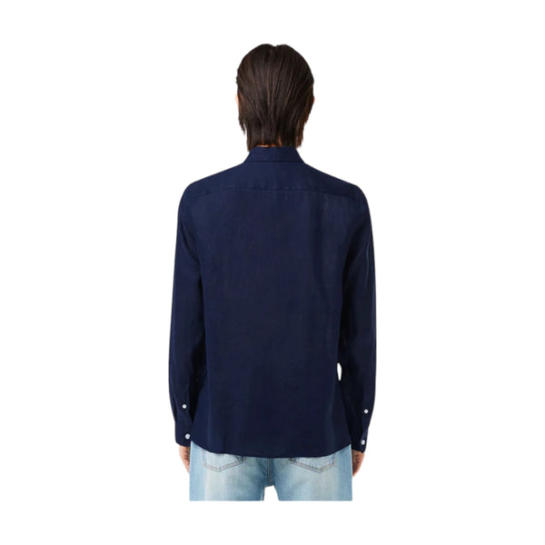 Camicie casual Uomo Lacoste - Camicia M/L - Blu