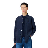 Camicie casual Uomo Lacoste - Camicia M/L - Blu