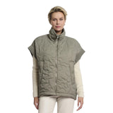 Gilet Donna RINO & PELLE - Quilted cape with zipper closure - Verde