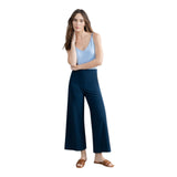 Pantaloni Donna Surkana - Pantalone dritto cropped - Petrolio