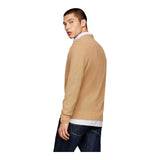 Maglioni Uomo Tommy Hilfiger - Essential Structure Crew Neck - Cammello