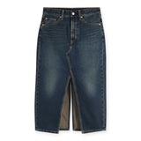 Gonne casual Donna Levi's - Decon Slit Midi Skirt - Denim