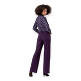 Pantaloni Donna Surkana - Pantalóni a gamba dritta - Viola