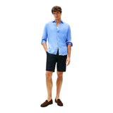 Bermuda Uomo Tommy Hilfiger - Harlem Po Linen Short - Blu