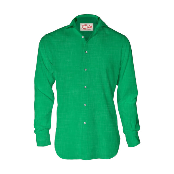 Camicie casual Uomo Mc2 Saint Barth - Pamplona	Classic Shirt - Verde