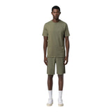T-shirt Uomo K-Way - Odom Jersey Micro Lettering - Verde militare