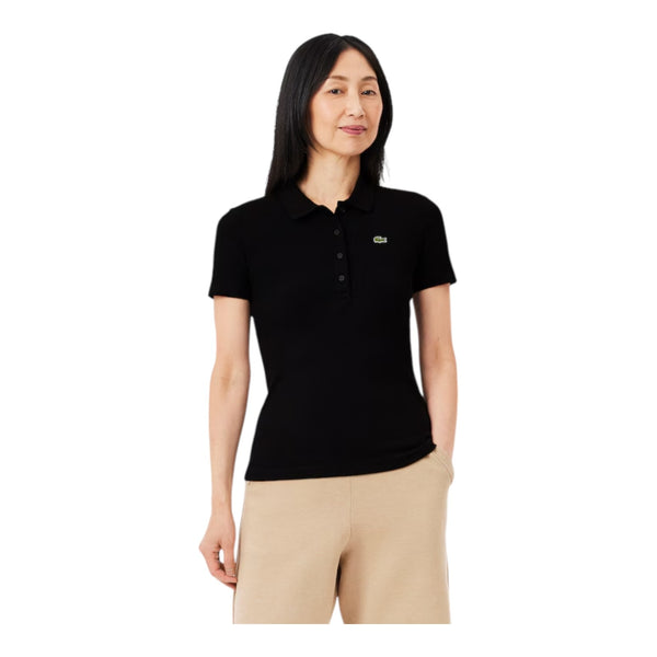Polo Donna Lacoste - Maglietta M/C - Nero