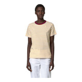T-shirt Donna K-Way - Emili Stripes - Giallo