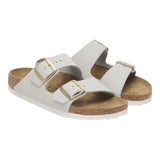 Sandali Donna Birkenstock - Arizona antique white, Nubuck Leather - Bianco