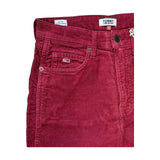 Pantaloni Donna Tommy Hilfiger - High Rise Straight Crop 1990 - Bordeaux