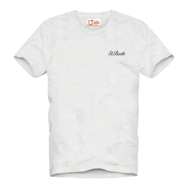 T-shirt Uomo Mc2 Saint Barth - Gary T-Shirt Sponge - Bianco