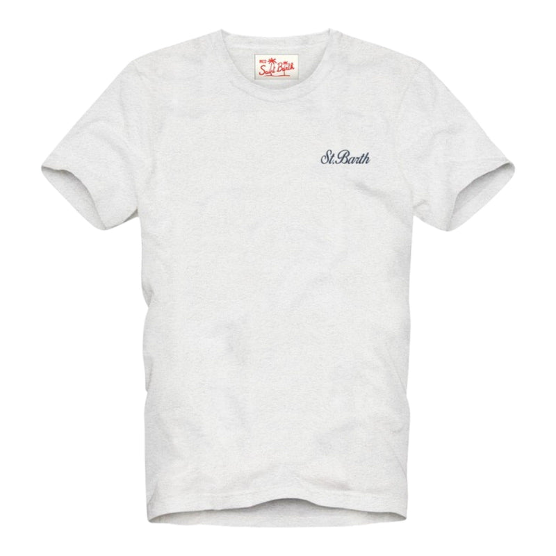 T-shirt Uomo Mc2 Saint Barth - Gary T-Shirt Sponge - Bianco