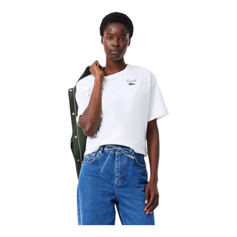 T-shirt Donna Lacoste - T-Shirt - Bianco