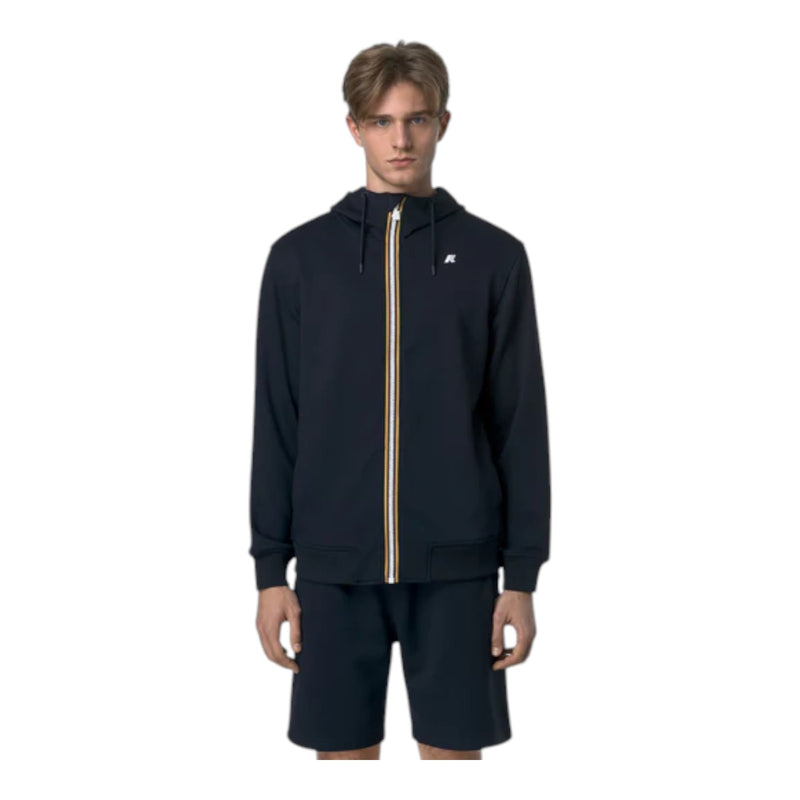 Felpe con cappuccio Uomo K-Way - Rainer Light Spacer - Blu