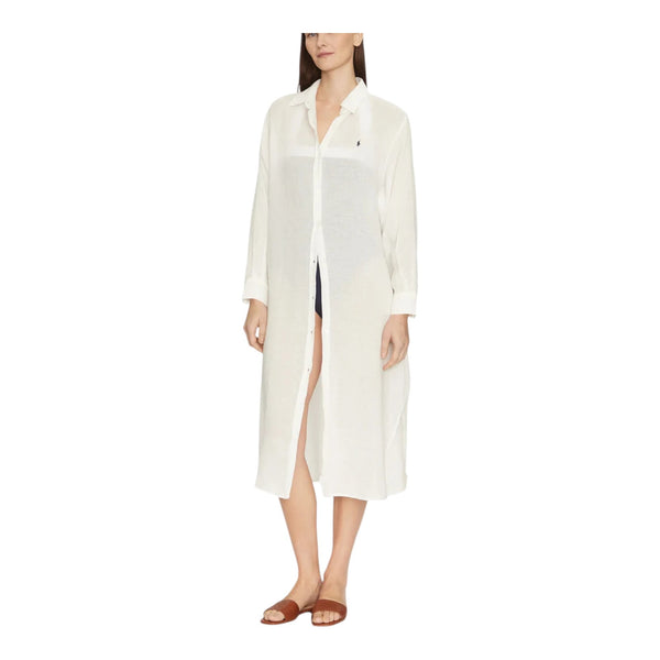 Camicie Donna Polo Ralph Lauren - Maxi Boyfriend Shirt - Bianco