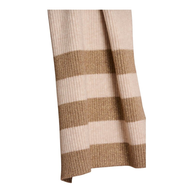 Sciarpe Donna RINO & PELLE - Knitted striped scarf - Beige