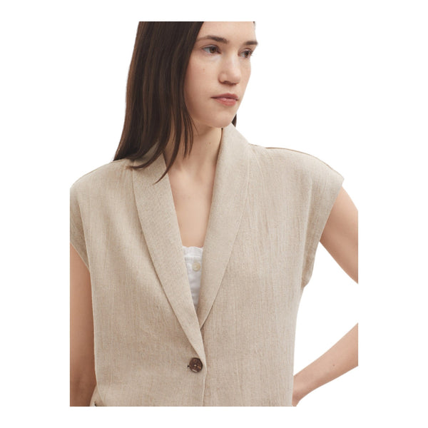 Gilet Donna nice things - Gilet - Beige