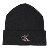 Berretti in maglia Donna Calvin Klein - Monogram Embro Beanie - Nero