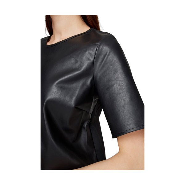 T-shirt Donna Calvin Klein - Pu T-Shirt Top - Nero