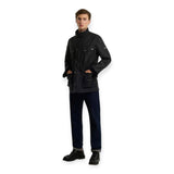 Giubbotti Uomo Barbour International - Tourer Duke Wax - Blu