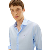 Camicie casual Uomo Tommy Hilfiger - Cl Non Iron Solid Shirt - Azzurro