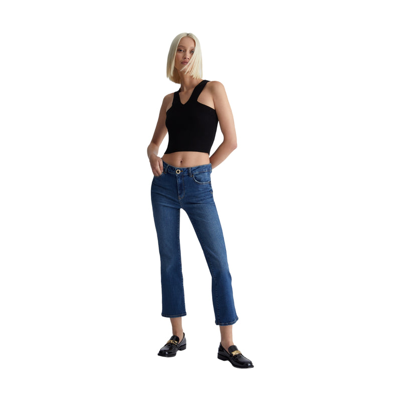 Jeans Donna Liu Jo - Ecs B.up Princess H.w. - Blu