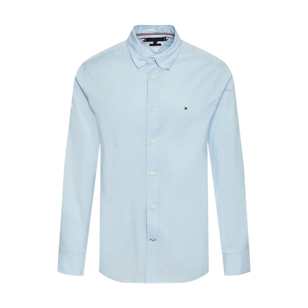 Camicie casual Uomo Tommy Hilfiger - Core Cl Flex Poplin Sf - Azzurro