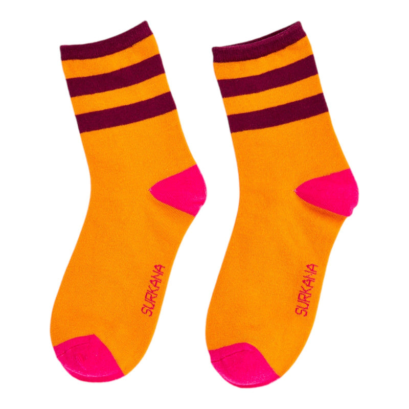 Calzini Donna Surkana - Calze medie con motivi jacquard - Multicolore
