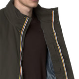 Giubbotti Uomo K-Way - Amaury Twill Marmotta - Oliva