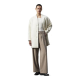 Pantaloni Donna Calvin Klein - Tailored Wide Leg Pant - Grigio
