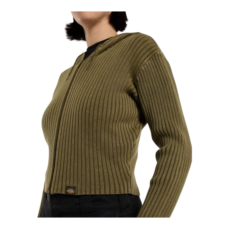 Cardigan Donna Dickies - Unionville Fz Hoodie W - Verde militare