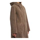 Cappotti Donna RINO & PELLE - Reversible hooded coat - Beige