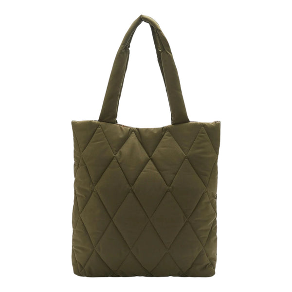 Borse a tracolla Donna Barbour - Mariah Quilted Tote Bag - Verde