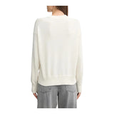 Maglie Donna Calvin Klein - Cotton Graphic Pullover - Panna