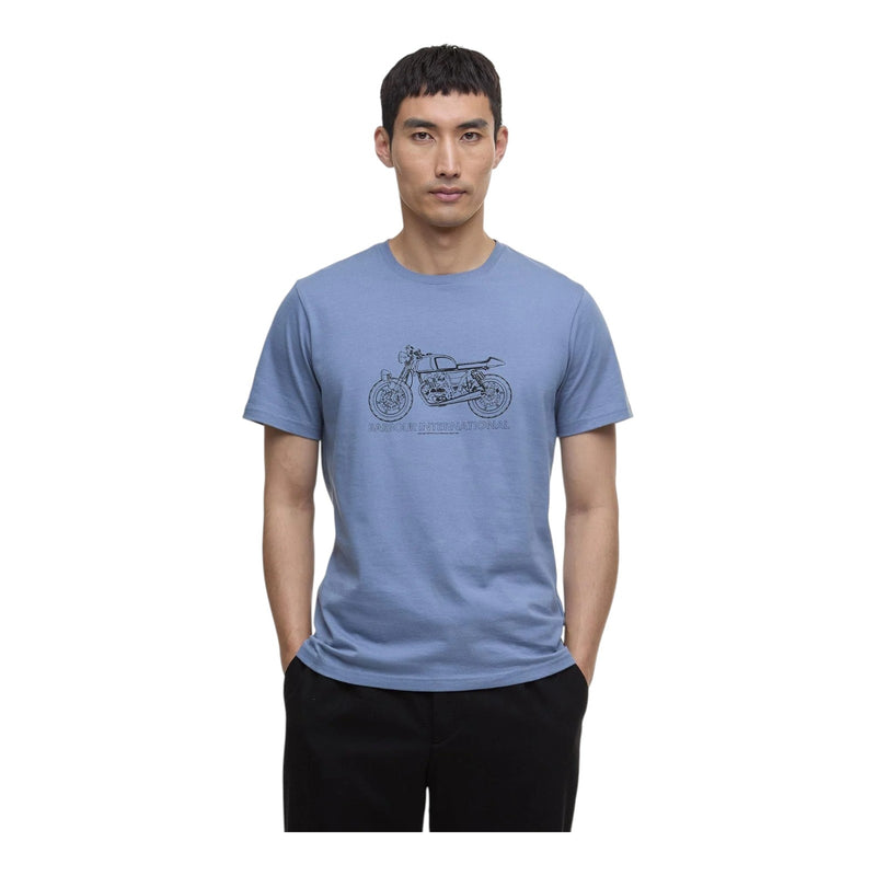 T-shirt Uomo Barbour International - Venture Graphic T-Shirt - Blu